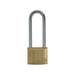 Faithfull Brass Padlock 40mm Long Shackle 3 Keys Faithfull - Town Tools