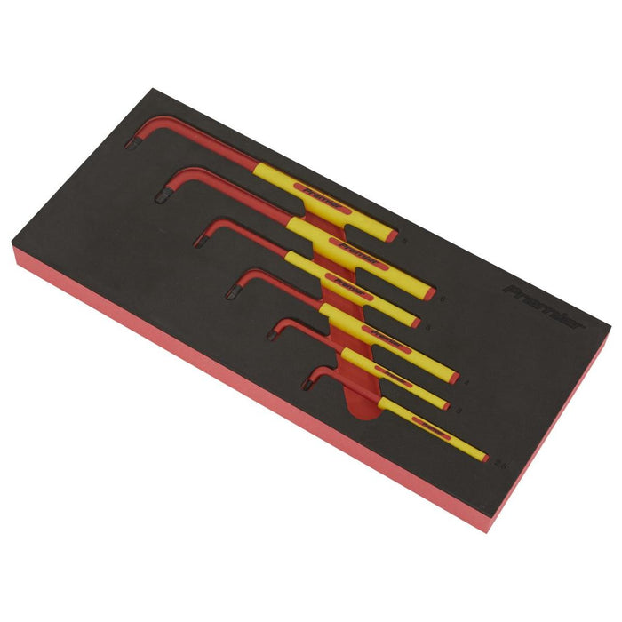 Sealey Premier Premier Hex Key Set with Tool Tray 6pc - VDE Approved TBTE05 Sealey Premier - Town Tools 