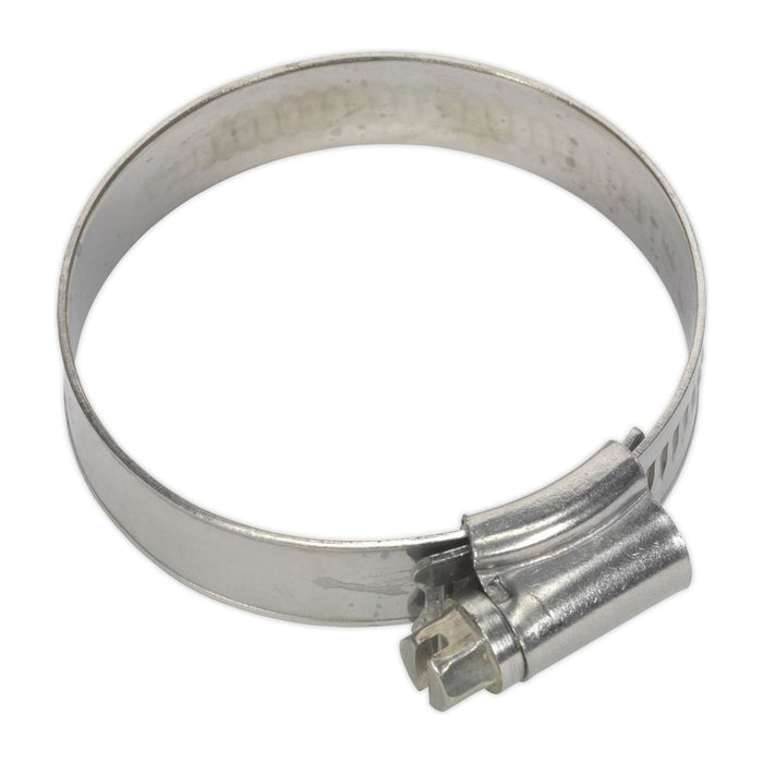 Sealey Hose Clip Stainless Steel35-51mm Pack of 10 SHCSS1X Sealey - Town Tools 