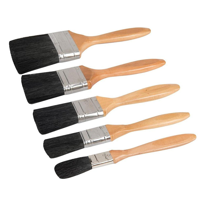 Silverline Mixed Bristle Brush Set 5pce Silverline - Town Tools 