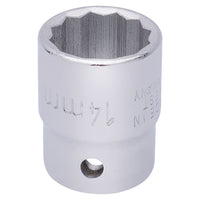 Draper Elora Bi-Hexagon Socket, 3/8" Sq. Dr., 14mm 25903