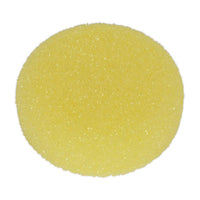 Sealey Buffing & Polishing Foam Head Hook-and-Loop80 x 25mm Yellow/Coarse