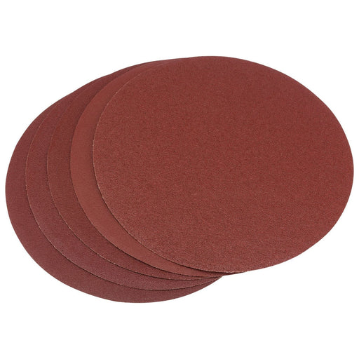 Draper Assorted Self-Adhesive Aluminium Oxide Sanding Discs, 200mm (Pack of 5) Draper - Town Tools 