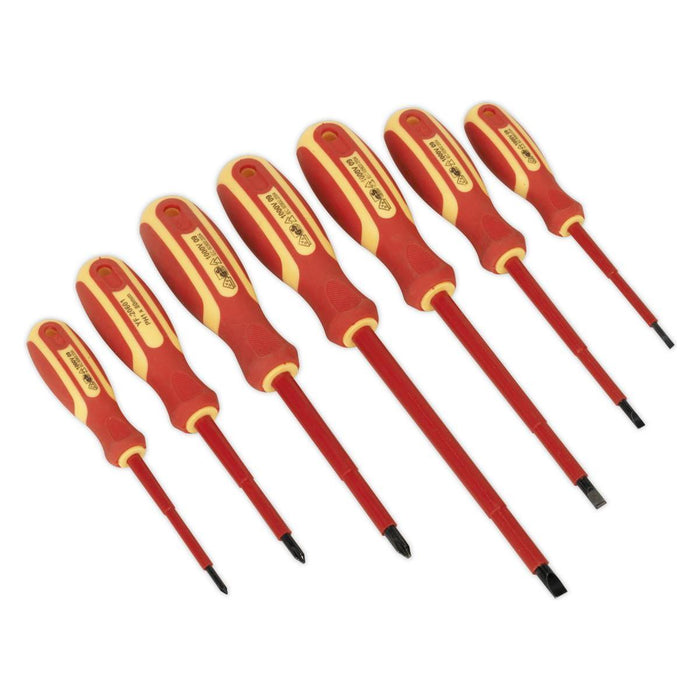 Sealey Screwdriver Set 7pc Electrician's VDE Approved S0756 Sealey - Town Tools 