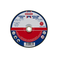 Faithfull Depressed Centre Stainless Steel Cutting Disc 230 x 1.8 x 22.23mm