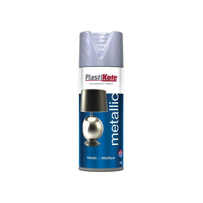 Plastikote Metallic Spray Pewter 400ml PlastiKote - Town Tools