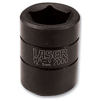 Laser Pentagon Brake Socket 1/2"D 19mm 2910