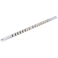 Draper Retaining Bar, 3/8" Sq. Dr., 415mm, 16 Clips - SR38/16B