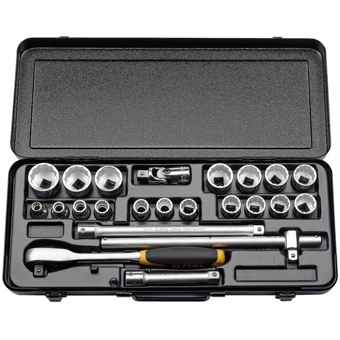 Elora Imperial Socket Set, 1/2" Sq. Dr. (23 Piece) - 770-OKLAU