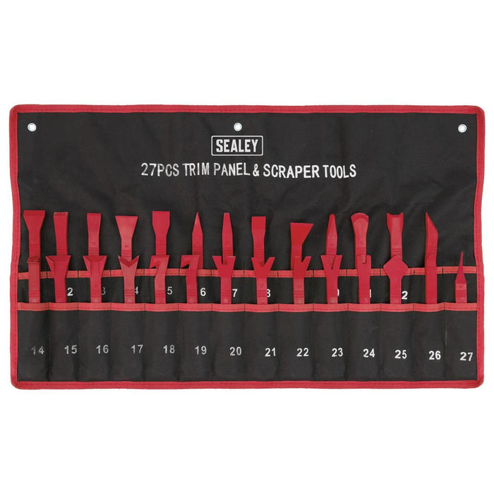 Sealey Trim & Panel Clip Tool Set 27pc RT27KIT Sealey - Town Tools 