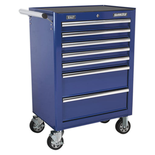 Sealey Rollcab 7 Drawer with Ball-Bearing Slides Blue AP26479TC Sealey - Town Tools 