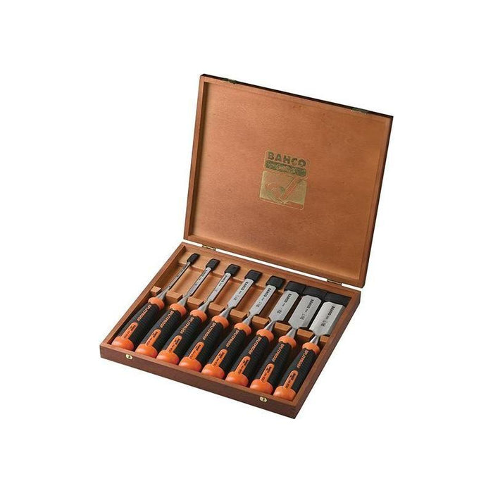 Bahco 434-S8 Bevel Edge Chisel Set, 8 Piece Bahco - Town Tools