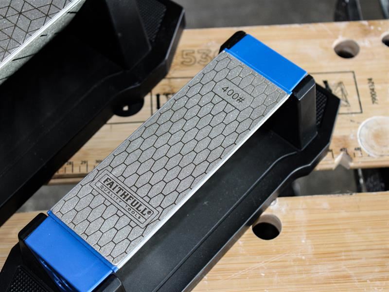 Faithfull Diamond Sharpening Tri-Stone 400, 1000 & 1200G Faithfull - Town Tools