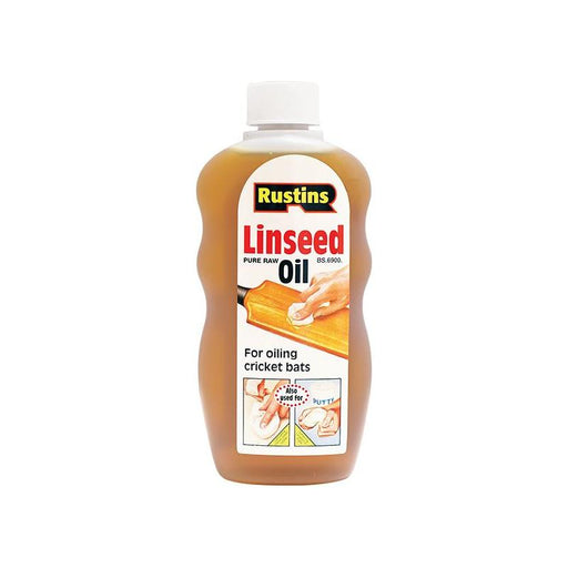 Rustins Raw Linseed Oil 500ml Rustins - Town Tools
