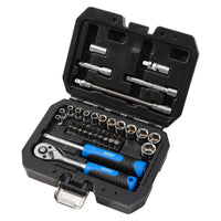 Draper Draper HI-TORQ Metric Socket and Bit Set, 1/4" Sq. Dr. (40 Piece)