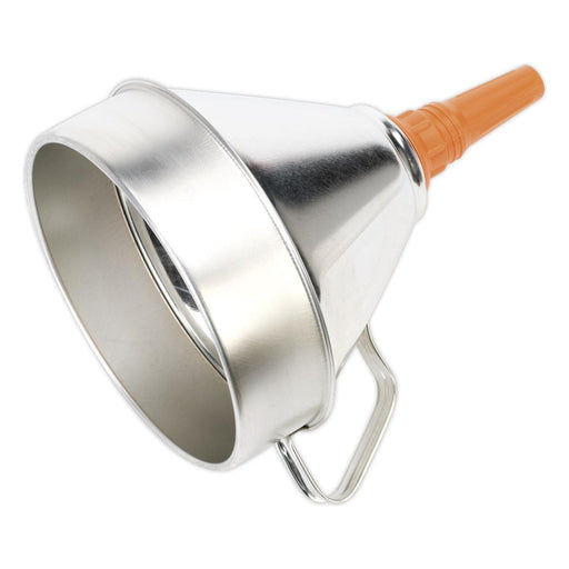 Sealey Funnel Metal with Filter200mm FM20 Sealey - Town Tools 