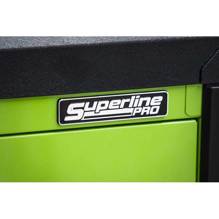 Superline PRO Push-To-Open Topchest & Rollcab Combination 11 Drawer - Green Superline Pro - Town Tools 