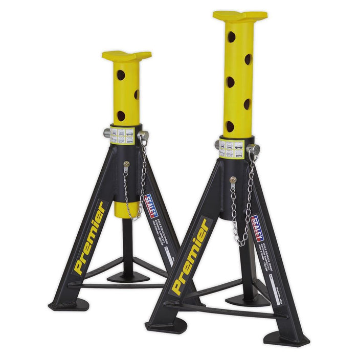 Sealey AXLe Stands (Pair) 6 Tonne Capacity per Stand Yellow AS6Y