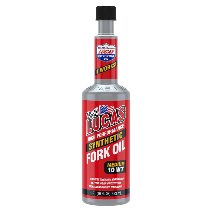 Lucas Oil 10Wt Fully Synthetic Fork Oil 473Ml 10772 Lucas Oil Oil - Town Tools 