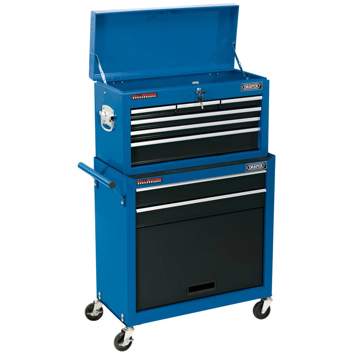 Draper 2 Drawer Roller Cabinet and 6 Drawer Chest - RCTC8B