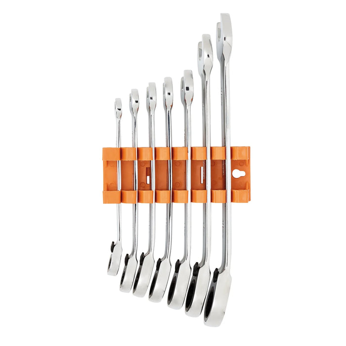 Draper HI-TORQ® Metric Reversible Ratcheting Combination Spanner Set (7 Piece)