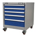 Sealey Mobile Industrial Cabinet 5 Drawer API5657B Sealey - Town Tools 