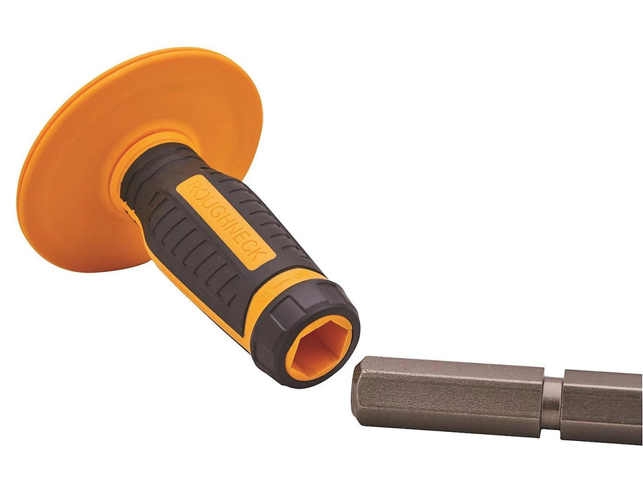 Roughneck Bolster & Chisel Set in Tool Roll with Interchangable Guard ROU31935