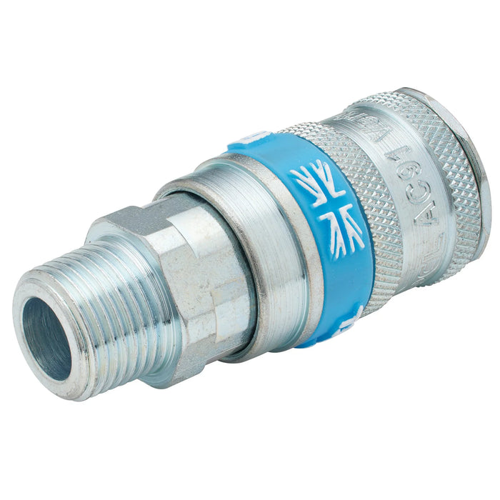 Draper BSP Taper Male Thread Vertex Air Coupling (Sold Loose) 1-3