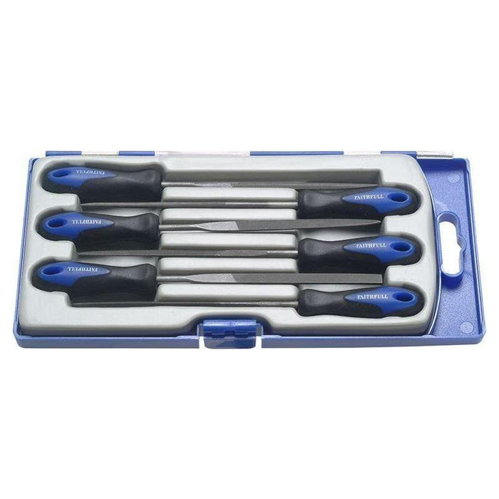 Faithfull Precision Needle File Set 6 Piece Faithfull - Town Tools