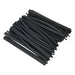 Sealey Heat Shrink Tubing Assortment 72pc Black Adhesive Lined 200mm HSTAL72B Sealey - Town Tools 