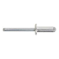 Sealey Aluminium Blind Rivet Standard Flange 6.4 x 12mm Pack of 200 RB6412S