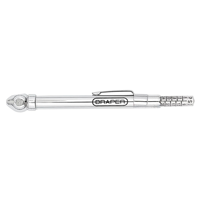 Draper Tyre Pressure Gauge with Side Mount - TPGS
