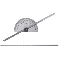 Moore & Wright Protractor Type Depth Gauge Metric/Imperial 0-6in
