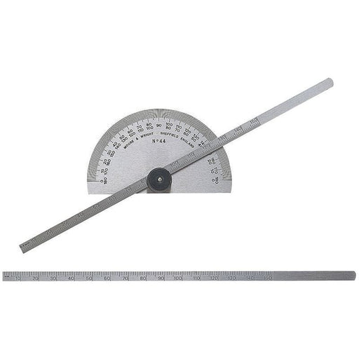 Moore & Wright Protractor Type Depth Gauge Metric/Imperial 0-6in Moore & Wright - Town Tools