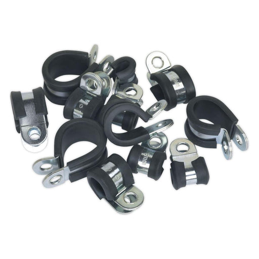 Sealey P-Clip Rubber Lined Assortment 60pc PCJASS Sealey - Town Tools 