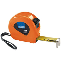 Draper Measuring Tapes, 3m/10ft x 16mm, 3 Colours (Dispenser of 12)