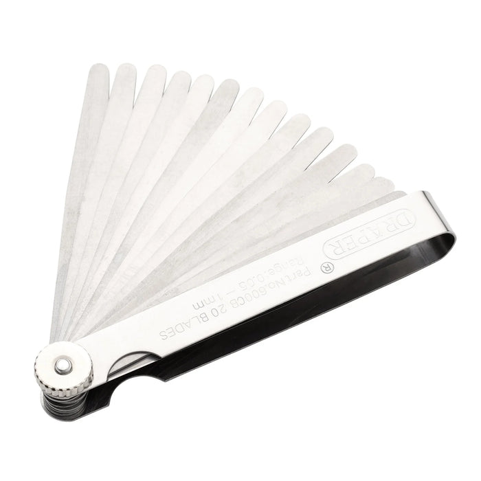 Draper 20 Blade Metric Feeler Gauge Set - 600CB