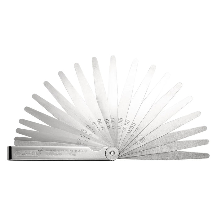 Draper 20 Blade Metric Feeler Gauge Set - 600CB