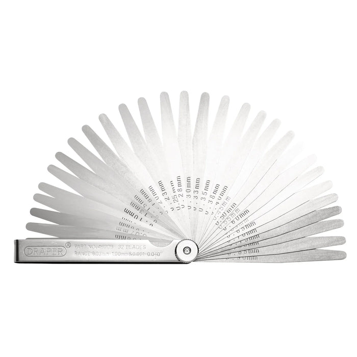Draper 32 Blade Combination Feeler Gauge Set - 4620B