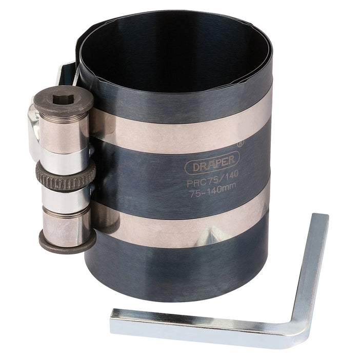 Draper Piston Ring Compressor, 75 - 140mm - PRC75/140