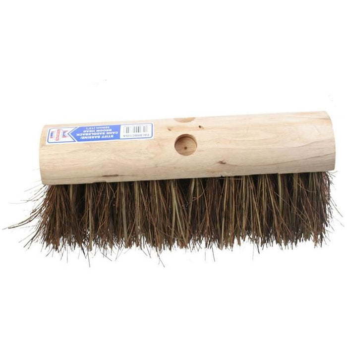 Faithfull Stiff Bassine / Cane Saddleback Broom Head 325mm (13in) Faithfull - Town Tools