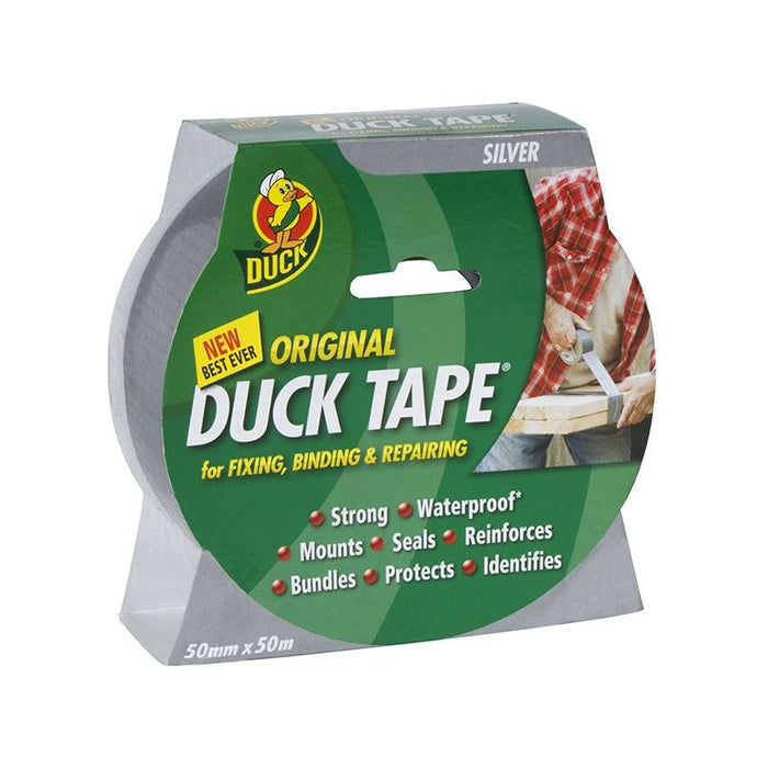Shurtape Duck Tape® Original 50mm x 50m Silver Shurtape - Town Tools