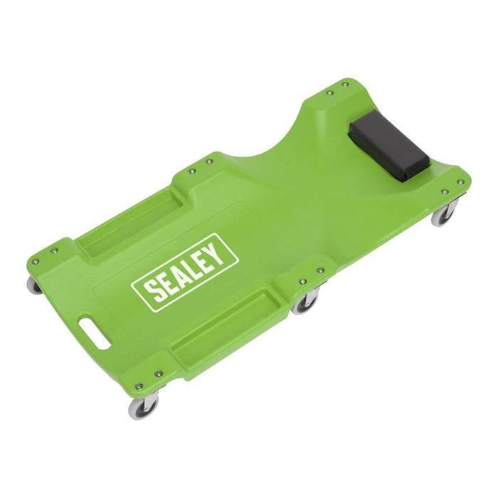 Sealey Composite Creeper with 6 Wheels Hi-Vis Green SCR80HV