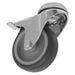 Sealey Medium-Duty Thermoplastic Bolt Hole Castor Wheel with Total Lock75mm Trad Sealey - Town Tools 
