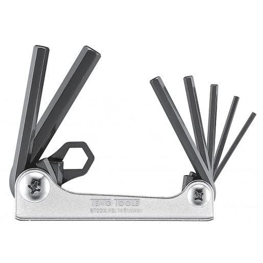 Teng Tools Folding Hex Key Set 2.5-10 mm 7 Pieces Teng Tools - Town Tools 
