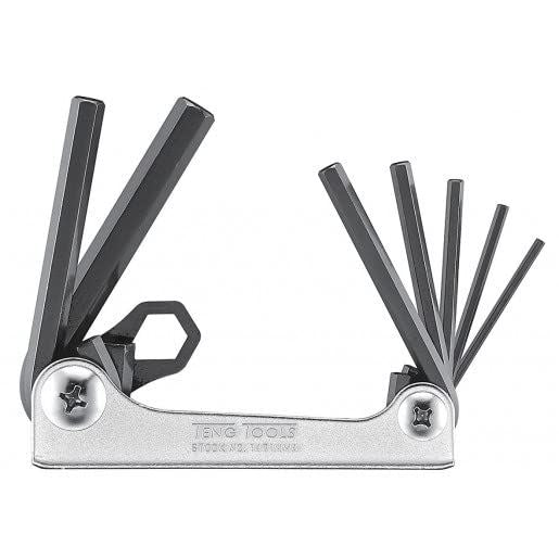 Teng Tools Folding Hex Key Set 2.5-10 mm 7 Pieces Teng Tools - Town Tools 