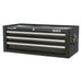Sealey Mid-Box 3 Drawer with Ball-Bearing Slides Black AP33339B Sealey - Town Tools 