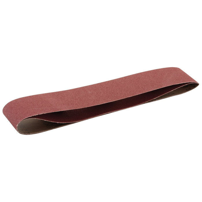 Draper Cloth Sanding Belt, 100 x 1220mm, 80 Grit (Pack of 2) 09275