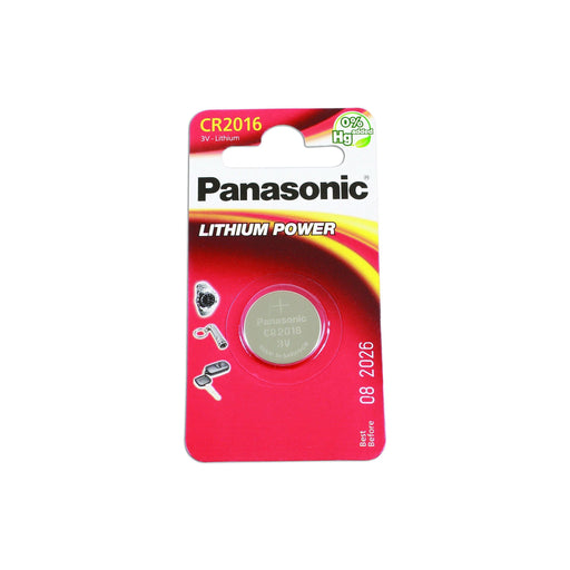 Connect Panasonic Coin Cell Battery CR2016 1pc 36907 Tool Connection - Town Tools 