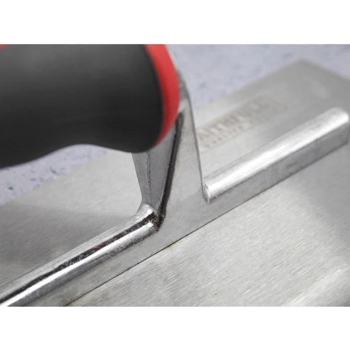 Faithfull Edging Trowel Soft Grip Handle 11 x 4.3/4in Faithfull - Town Tools